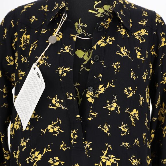 Ganni Printed Maxi Dress in Black Viscose - Picture 10 of 10